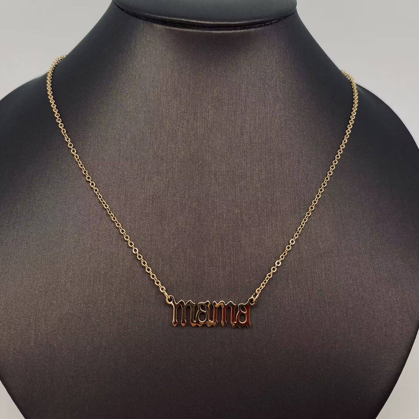 Stainless Steel Necklace "mama" Mother's Day Gift - FGS