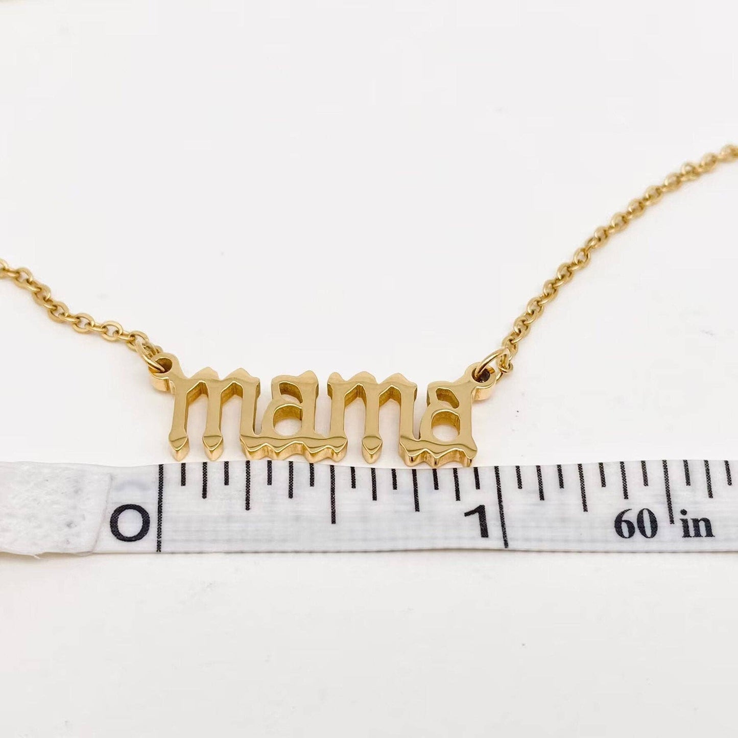 Stainless Steel Necklace "mama" Mother's Day Gift - FGS